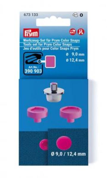 Werkzeug-Set für Prym Color Snaps 9,0 +12,4 mm für Vario Tool